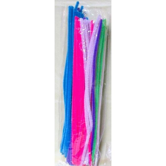 Creativity Street Chenille Pipe Cleaners 12 Inch x 4mm 50-Piece Assorted Colors - Picture 1 of 1